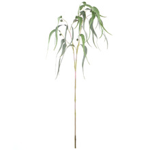 122cm Faux Eucalyptus Gumnut Spray