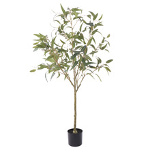 170cm Potted Faux Eucalyptus Gumnut Tree