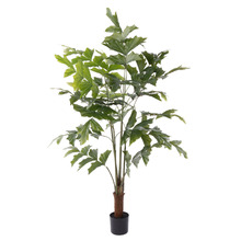 120cm Potted Faux Caryota Palm Tree