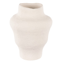 White Rolan Clay Vase