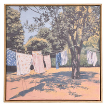 Garden Rhythm Framed Canvas Wall Art