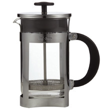 Black Berlin Glass Coffee Plunger