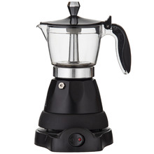 Black 200ml Electric Espresso Maker