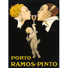 Vintage Ramos Pinto Porto Canvas Wall Art