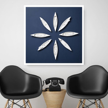 Boat Love Printed Wall Art