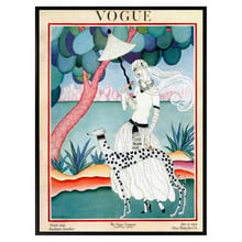 Vintage Vogue Cover Jan 1922 Canvas Wall Art