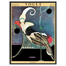Vintage Vogue Cover July 1922 Canvas Wall Art