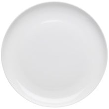 White Canvas 21cm Coupe Side Plates (Set of 12)