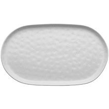 Milk Speckle 40cm Oval Stoneware Platter