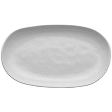 Milk Speckle 36cm Stoneware Shallow Bowl