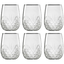 Carmen 490ml Stemless Wine Glasses (Set of 6)