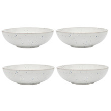 Eggshell Dwell 17.5cm Stoneware Bowls (Set of 4)