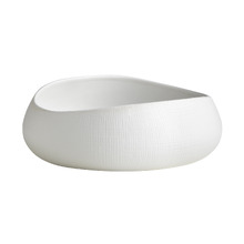 White Bisque 29cm Stoneware Serving Bowl