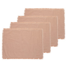 Fray Cotton Placemats (Set of 4)