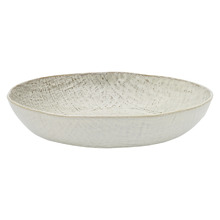 Linen Stoneware Pasta Bowl