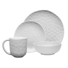 16 Piece Speckle Dinner Plate, Bowl & Mug Set