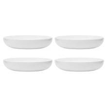 Canvas 22cm Fine Bone China Coupe Dinner Bowls (Set of 12)