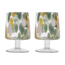 4 Piece Camille 310ml Glass Wine Goblet Set (Set of 2)