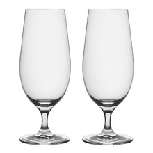 6 Piece Clear 460ml Stem Beer Glass Set (Set of 2)