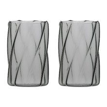 4 Piece Aurora 420ml Glass Highball Tumbler Set (Set of 2)