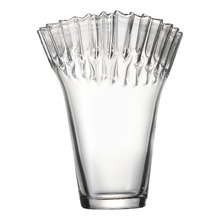 Tousle Fluted Soda Lime Glass Vase