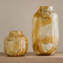 2 Piece Elowen Soda Lime Glass Vase Set