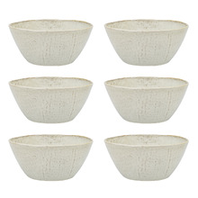 Linen 15cm Stoneware Cereal Bowls (Set of 6)