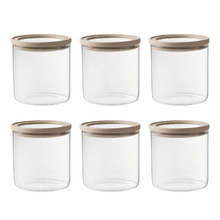Store 700ml Glass Canisters (Set of 6)