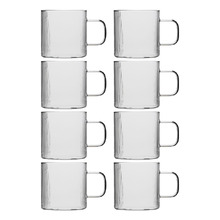Infuse 440ml Glass Mugs (Set of 8)