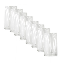 White Camille 420ml Highball Glasses (Set of 8)