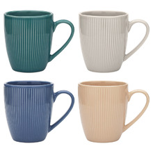 4 Piece Meiyo 290ml Stoneware Mug Set