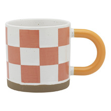 Modelli Checkers 330ml Stoneware Mugs (Set of 12)