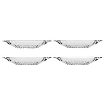 Banana Split Soda Lime Glass Dessert Dishes (Set of 4)