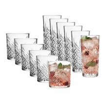 12 Piece Darcy Tumbler & Highball Glass Set