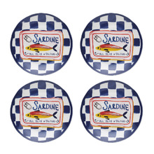 Cucina Sardine 20cm Porcelain Side Plates (Set of 4)
