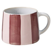 Carnevale Berry Stripe 320ml Stoneware Mugs (Set of 12)