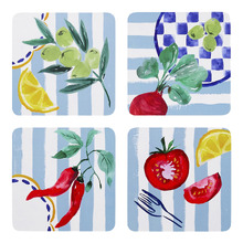 12 Piece Cucina Coaster Set