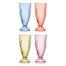 8 Piece Dessert 340ml Milkshake Glass Set