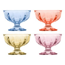8 Piece Dessert 130ml Glass Ice Cream Cup Set