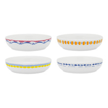 8 Piece Positano 21cm Porcelain Dinner Bowl Set