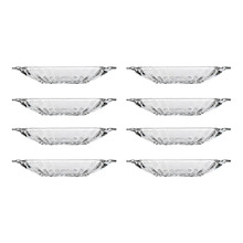 Banana Split Soda Lime Glass Dessert Dishes (Set of 8)