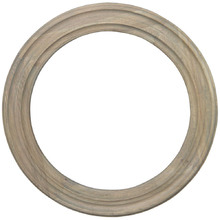 Round Angie Oak Mirror