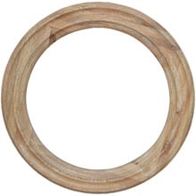 Round Angie Oak Mirror