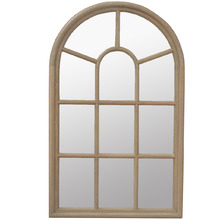 Framed Jamie Oak Arched Mirror