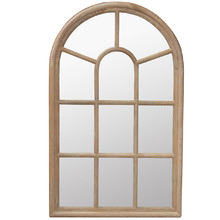 Framed Jamie Oak Arched Mirror