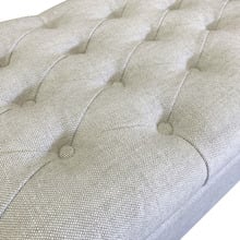 Large Chelsea Linen Storage Ottoman