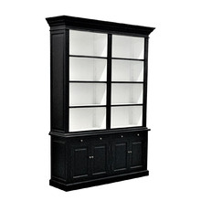 French 2 Bay Library Cabinet