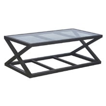 Lorelia Rectangular Oak Wood Coffee Table