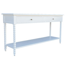 White Isla Console Table