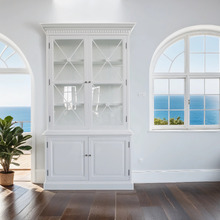 White Bettina Display Cabinet